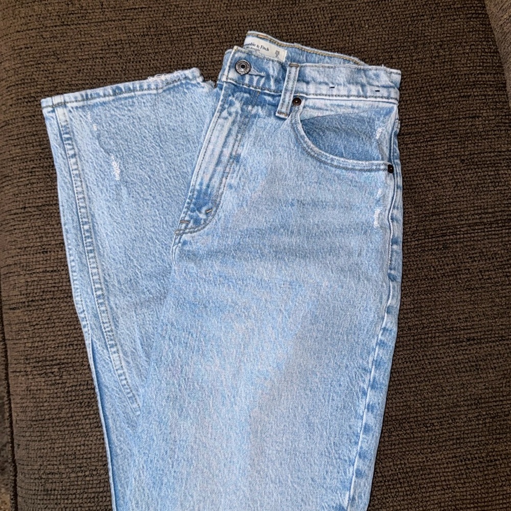 Abercrombie and Fitch 90 Straight ultra high rise